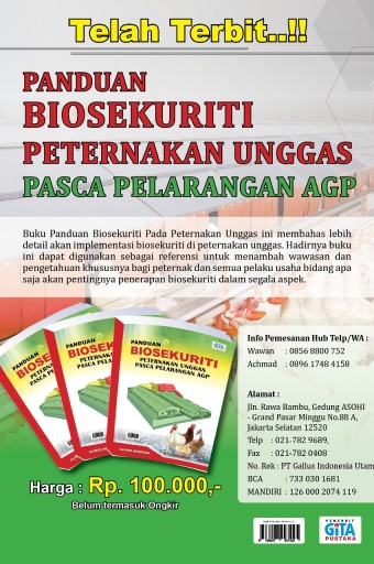 BUKU PANDUAN BIOSEKURITI PETERNAKAN UNGGAS